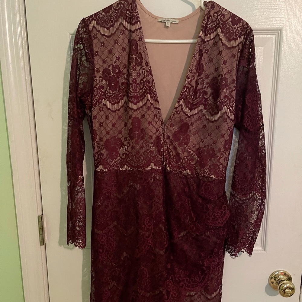 Maroon Cocktail Dress
